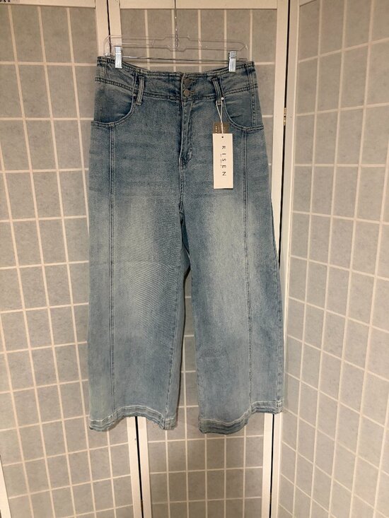 Risen Jeans Denim - RISEN High Rise Wide Leg Jeans - Size 1XL (NWT)
